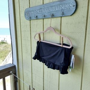 Coco Rave Swim Skirt Bikini Tankini Bottom Swimsuit NEW Black Large